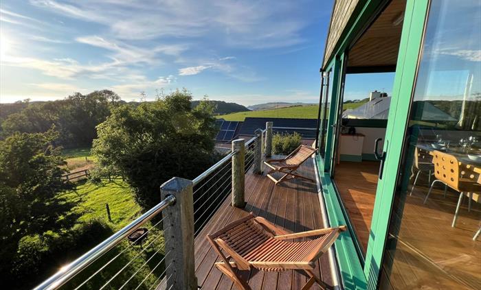 Eco Barn balcony
